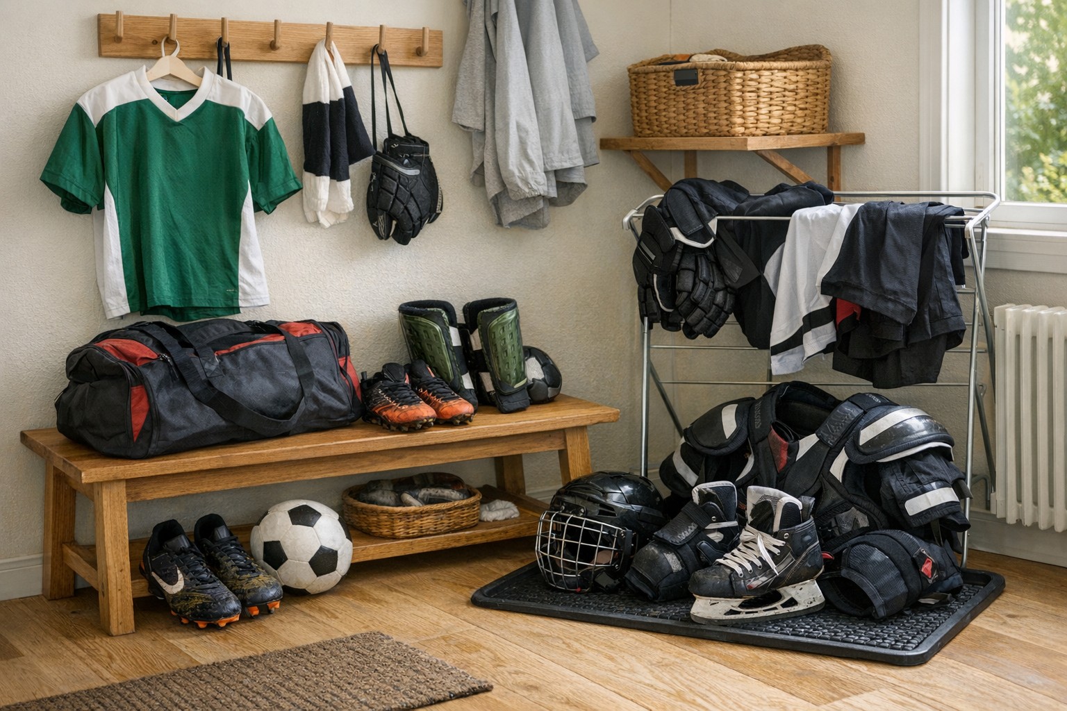Säkerheten först – så skiljer sig skyddsutrustningen mellan fotboll och ishockey'